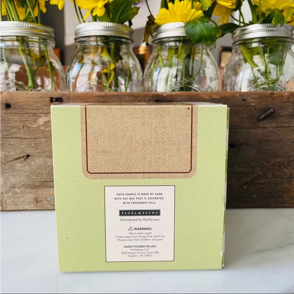 Anthropologie•NIB•Flora & Fauna•Hand-Poured Soy Wax Candle•9oz•Orange+Bergamot - Picture 8 of 16